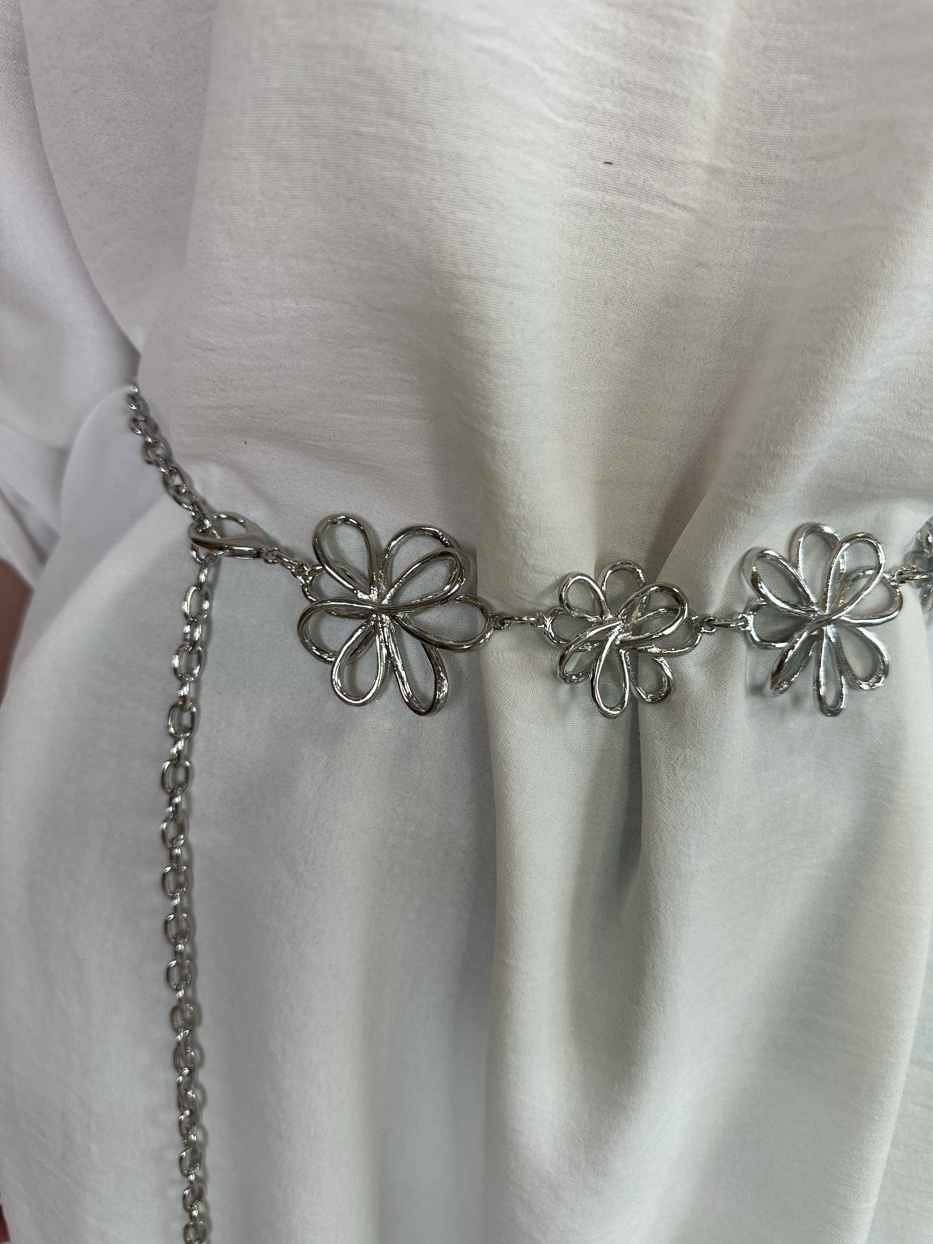 Christina - Bälteskedja med blommor